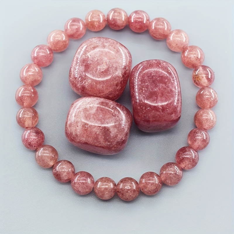 Fashionable Strawberry Stone Bracelet for Women